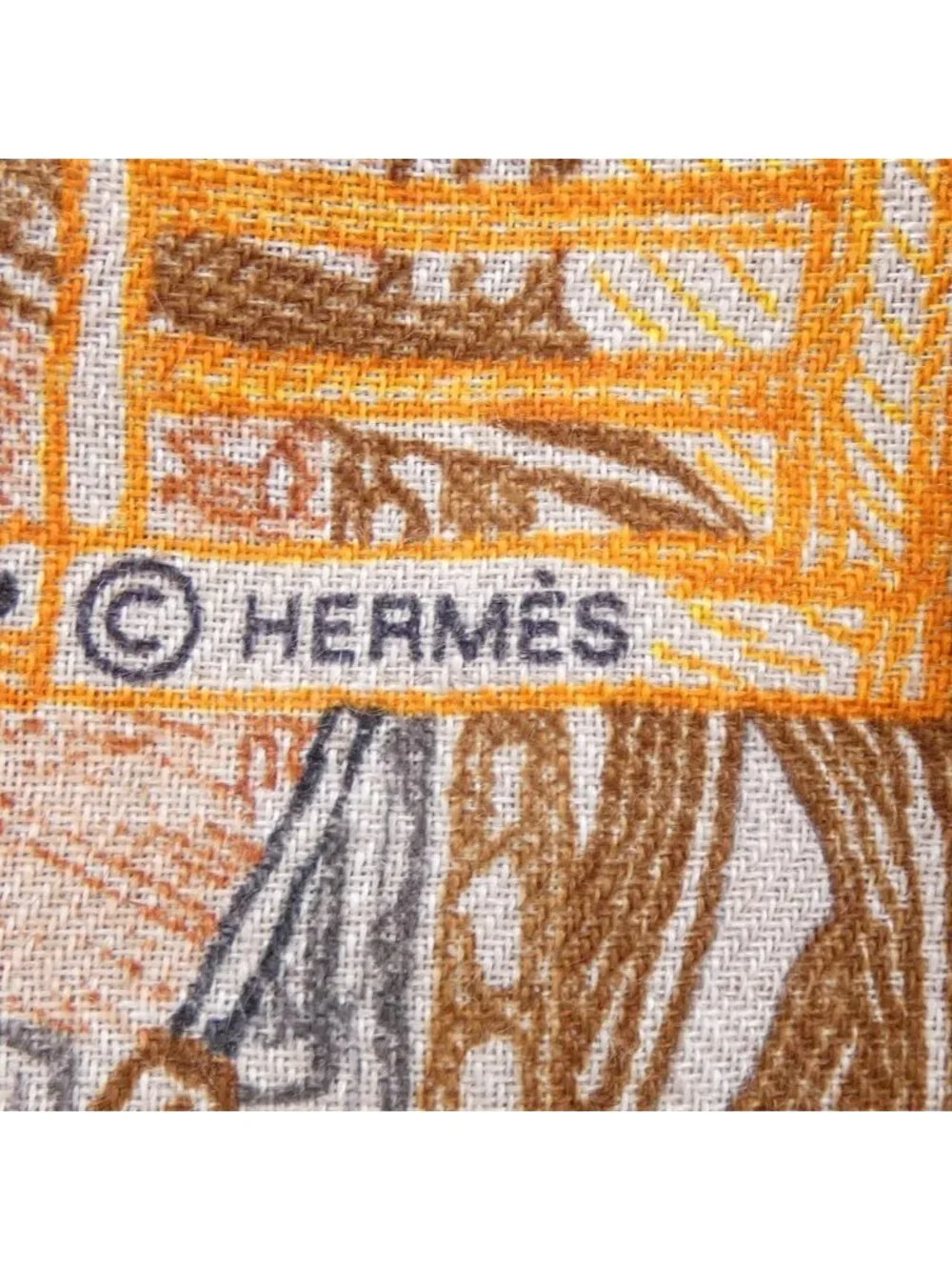 Hermes World Of Carre Shawl Scarf